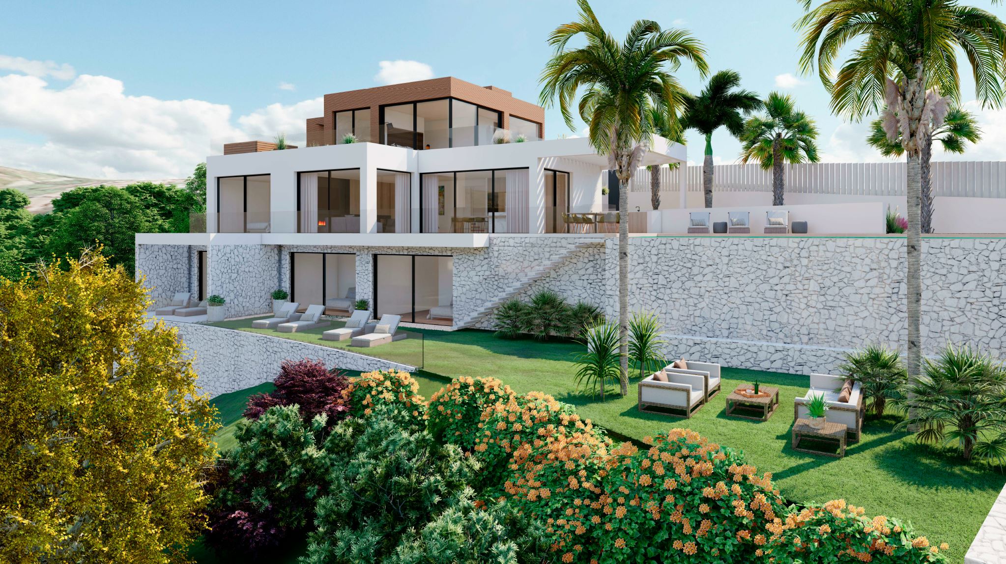 Inside a Spectacular 5-Bed Modern Panoramic Villa in Marbella East