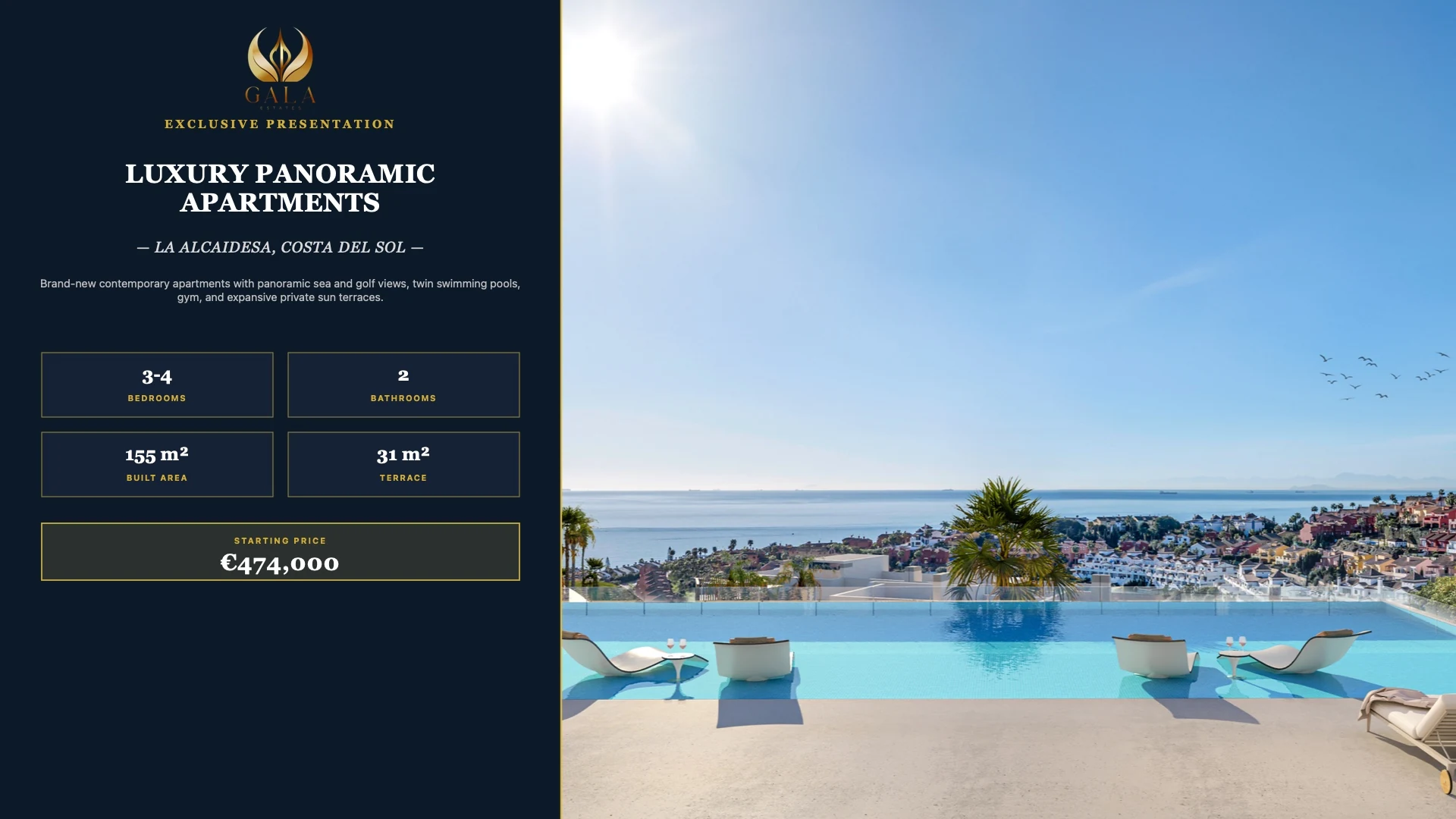Modern Luxury Apartments with Panoramic Sea & Golf Views in La Alcaidesa