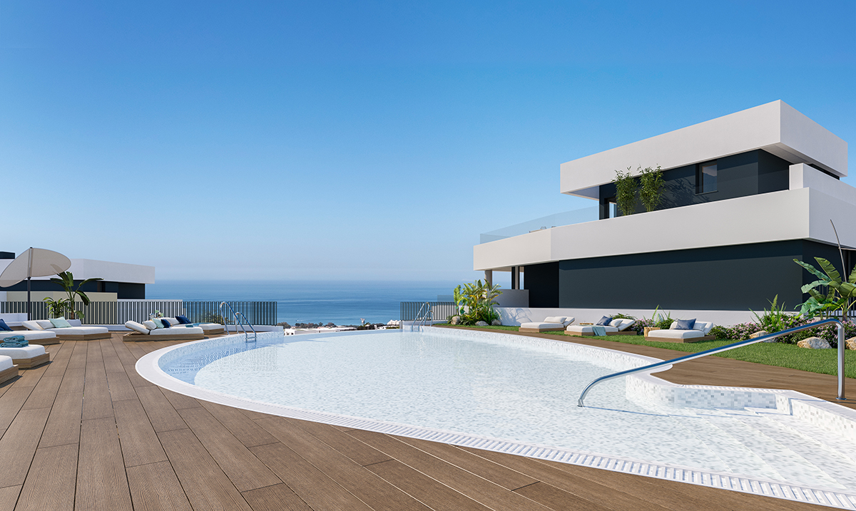 Modern Luxury Apartments with Panoramic Sea Views in Los Monteros, Marbella
