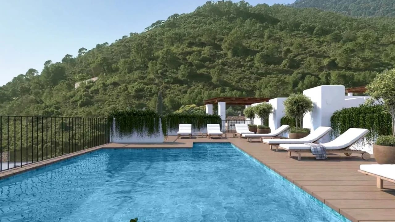 Mountain-Village Apartments with Pool in Benahavís